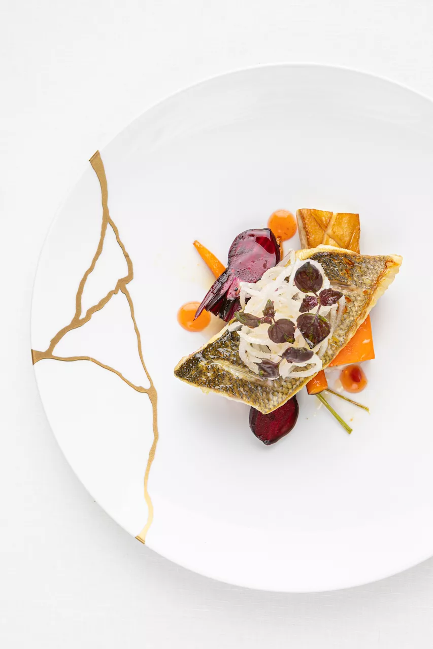 Création culinaire du chef Valentin Néraudeau