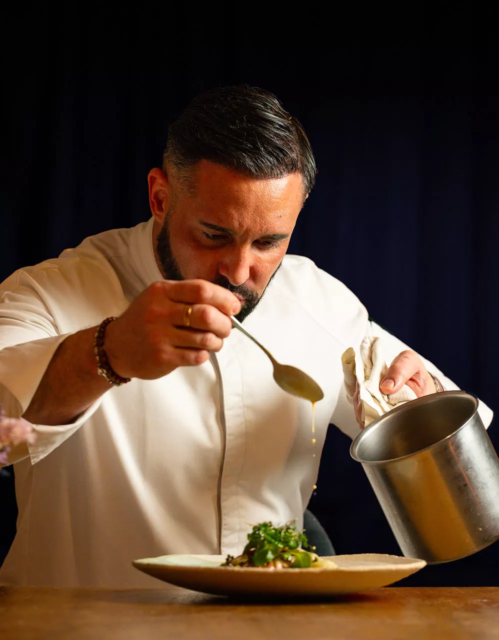 Le chef Valentin Néraudeau