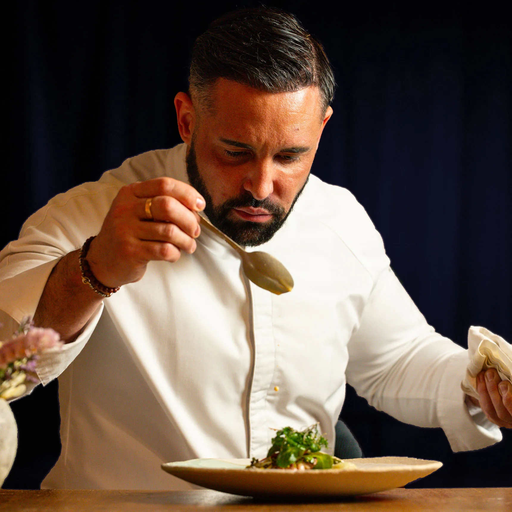 Le chef Valentin Néraudeau