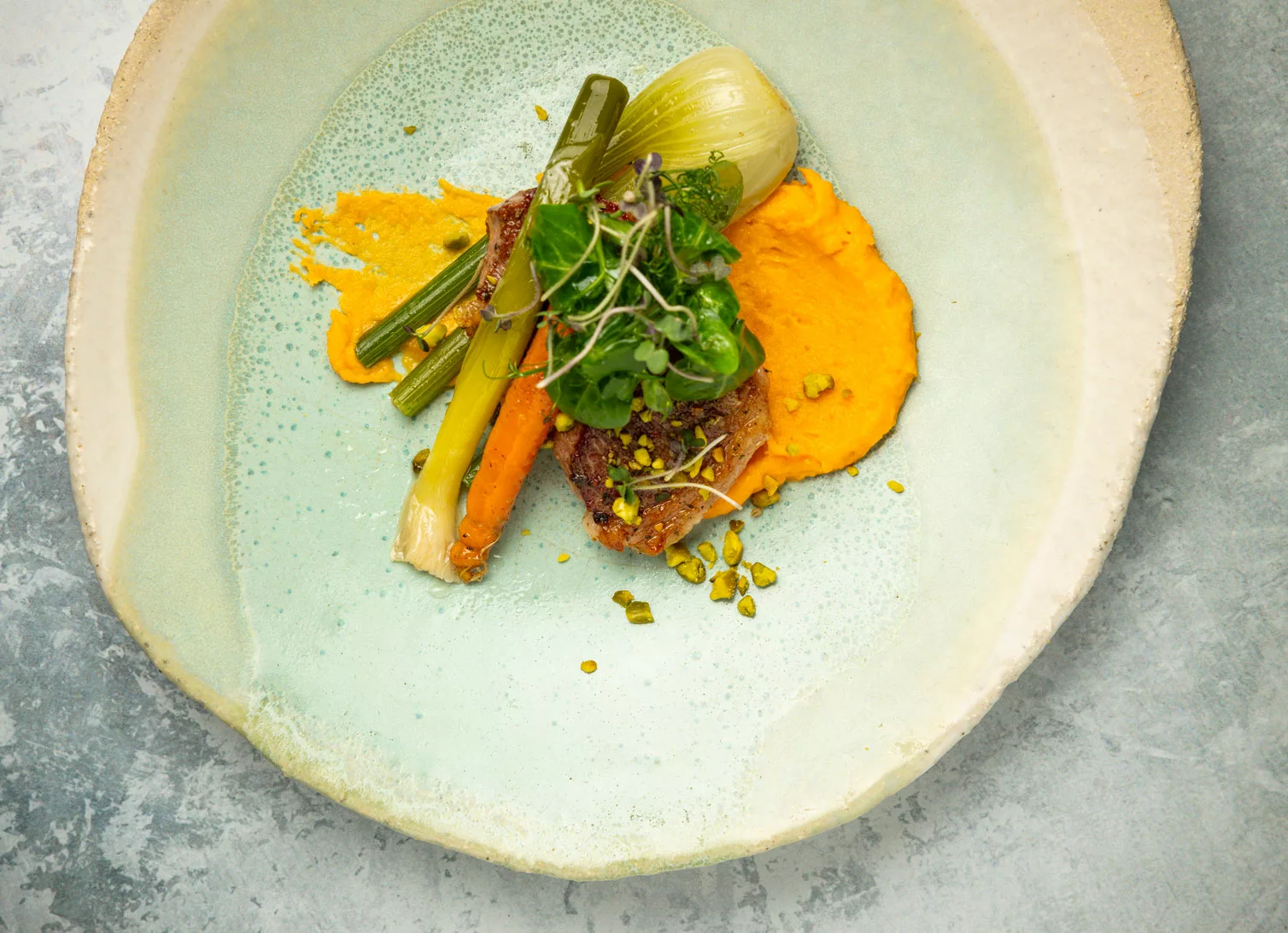 Création culinaire du chef Valentin Néraudeau
